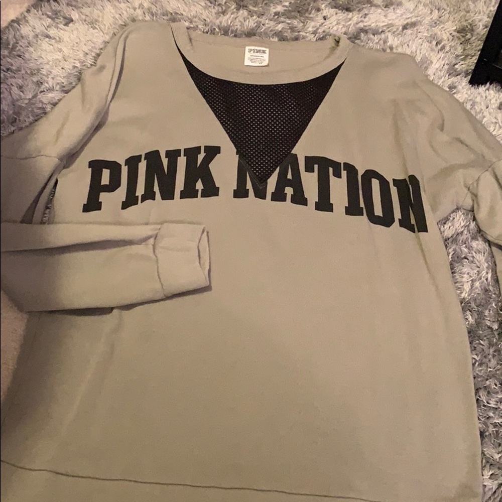 Pink sleeve shirt